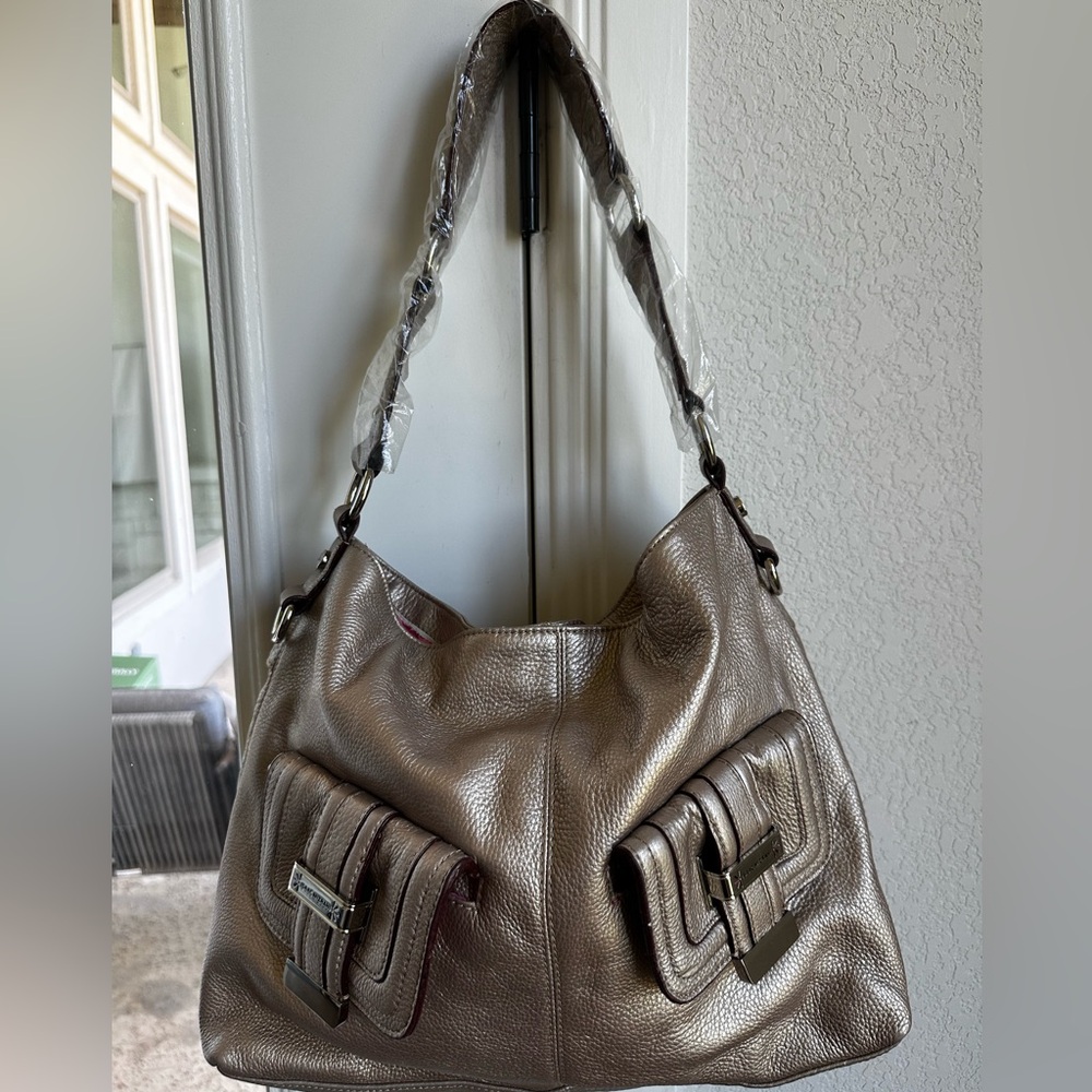 Isaac Mizrahi Metallic Shoulder Bag